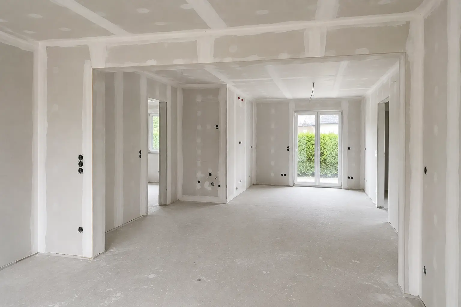 Trockenbau Erfurt fertig verspachtelte Wände und abgehängte Decken im Innenausbau, Maler Stelz GmbH