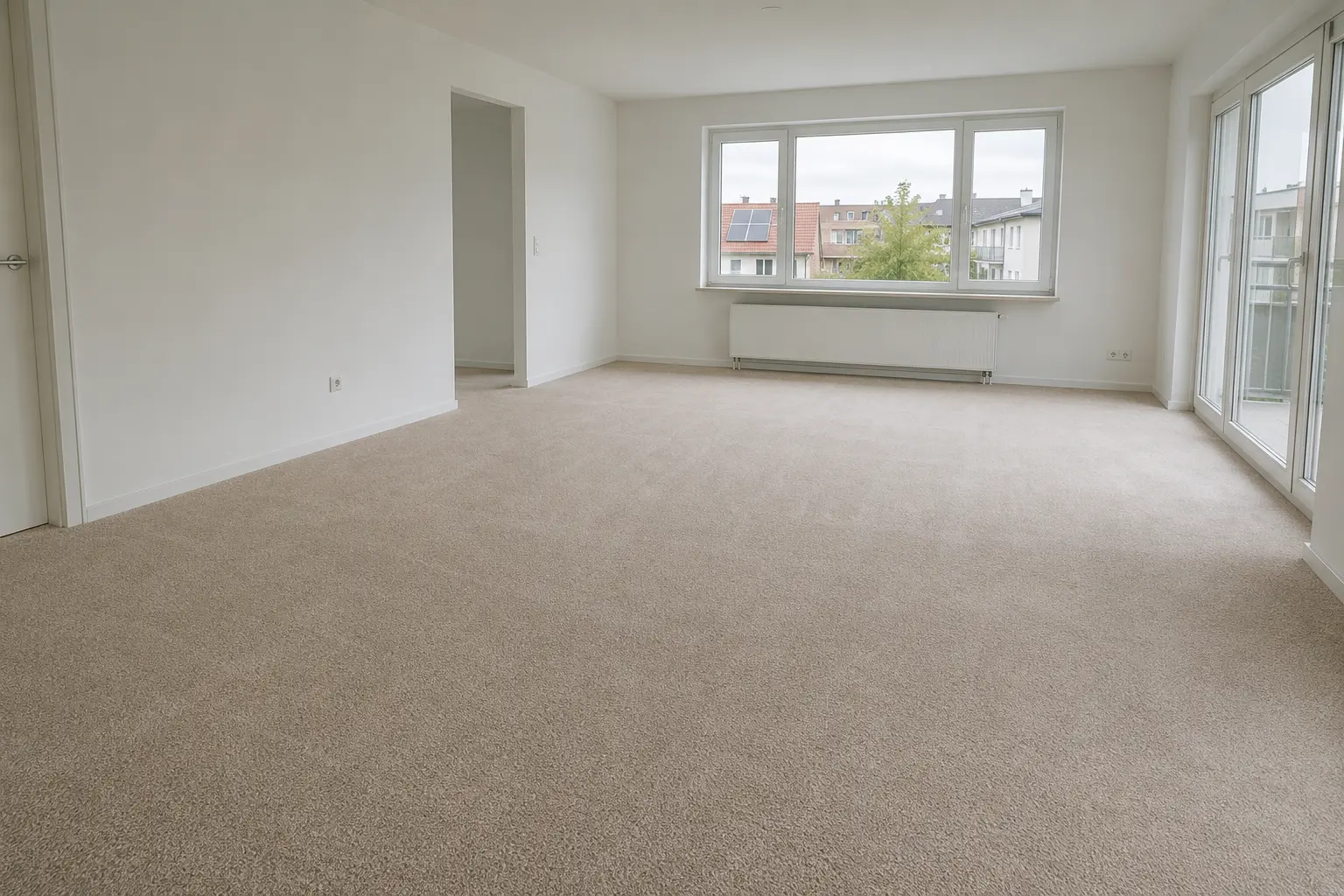 Teppichboden fachgerecht verlegt im Wohnraum – Bodenleger Maler Stelz GmbH Erfurt